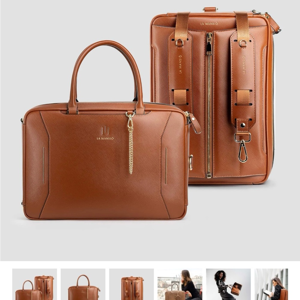 La Mansio Convertible Work Bag NWT NIB